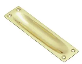 Superior Brass Flush Pull PB 89mm SUP4225