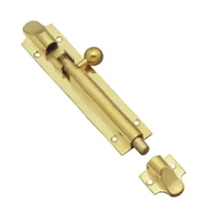 Superior Brass Barrel Bolt Tapered PB 75mm SUP4273