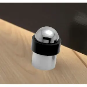 Superior Brass Door StopRndDomeBolt Fix SSS 50mm SUP43713