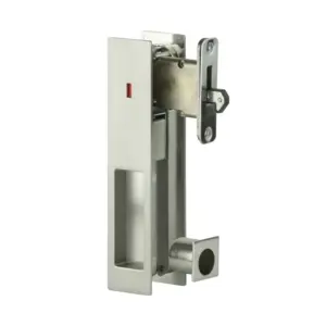 Superior Brass Integrated Flush Pull Sliding Door Privacy Set SN 178x38mm SUP43758