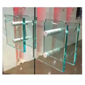 Superior Brass Entrance Handle Tempered Glass Single 170mm SUP43931