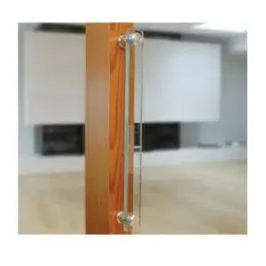 Superior Brass Entrance Handle Tempered Glass Single 550mm SUP43933