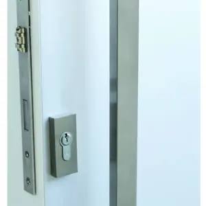 Superior Brass Entry Pull Handle 90mm Offset Slim Linear 316 SSS 330mm SUP43959