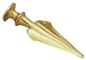 Superior Brass Spear Finial PB 25mm SUP4477