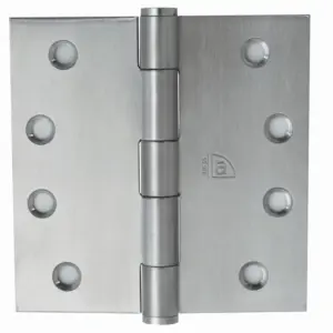 Superior Brass Butt Hinge Fixed Pin inc screws pair SSS 100x100x25mm SUP45109
