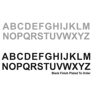 Superior Brass Architectural Alphabet 304SSS 150mm F SUP48104F