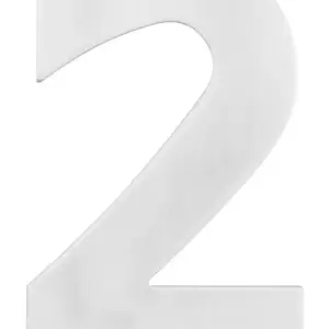 Superior Brass Architectural Numeral No2 316 SSteel 150mm SUP48922