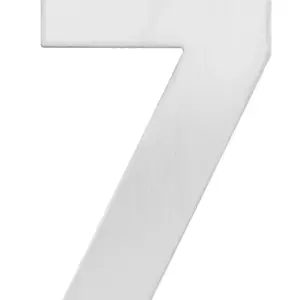 Superior Brass Architectural Numeral No7 316 SSteel 150mm SUP48927