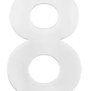 Superior Brass Architectural Numeral No8 316 SSteel 150mm SUP48928