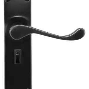 Superior Brass Lever Lock Privacy Set Black 150x42mm SUP53094P