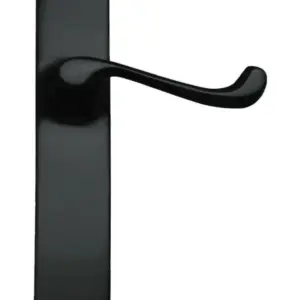 Superior Brass Lever Latch Passage Set Black 200x36mm SUP53140
