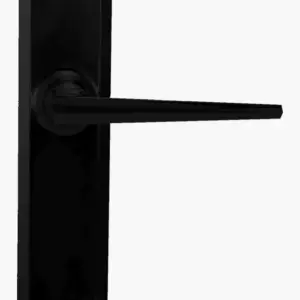 Superior Brass Lever Latch Passage Set Black 200x50mm SUP53169