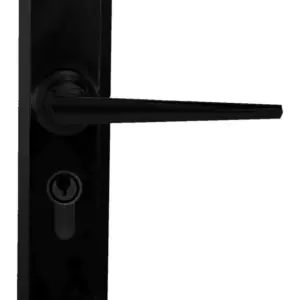 Superior Brass Lever Lock Entrance Set CC 476mm Black 200x50mm SUP53169A