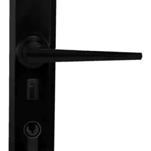 Superior Brass Lever Entrance Set myLOCK Black 200x50mm SUP53169M