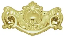 Superior Brass Cabinet Fitting PB 48x80mm SUP5331