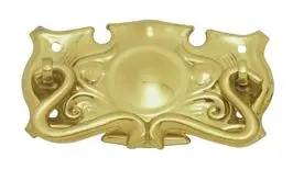 Superior Brass Cabinet Fitting PB 38x68mm SUP5342