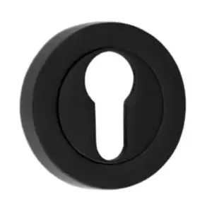 Superior Brass Escutcheon Round 304 Solid SS Black 52mm SUP53704