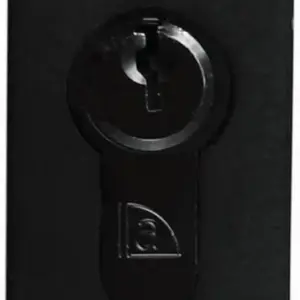 Superior Brass Euro Escutcheon Rectangle Concealed Black 70x30mm SUP53724
