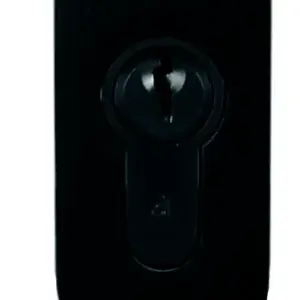 Superior Brass Euro Escutcheon Oval Concealed Black 70x30mm SUP53725