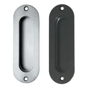 Superior Brass Flush Pull Black 120x40mm SUP53740