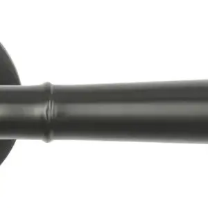 Superior Brass Lever Handle Set Black 52mm Backplate SUP53801