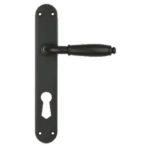 Superior Brass Lever Handle Passage Set CC 57mm Black 255x42mm SUP53820K