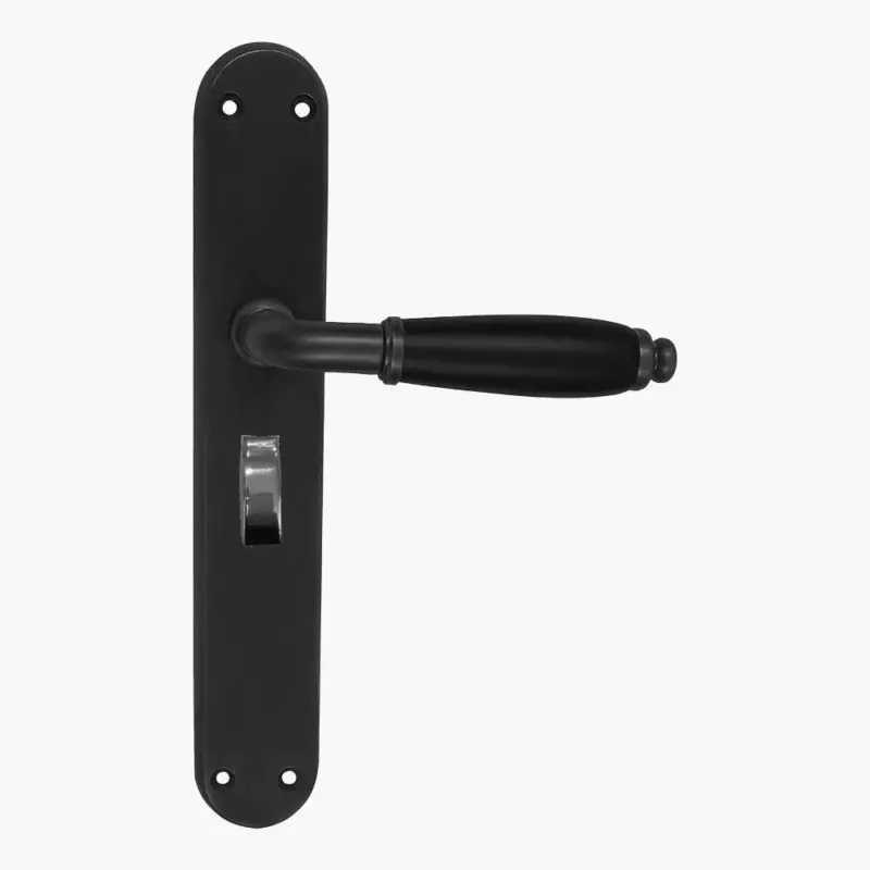 Superior Brass Lever Handle Privacy Set Black 255x42mm SUP53820P