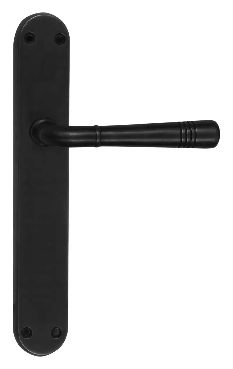 Superior Brass Lever Handle Passage Set Black 255x42mm SUP53821