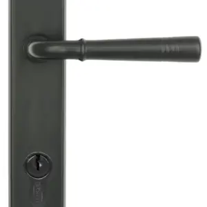 Superior Brass Lever Handle Entrance Set CC 476mm Black 255x42mm SUP53821A