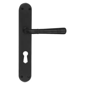 Superior Brass Lever Handle Passage Set CC 57mm Black 255x42mm SUP53821K