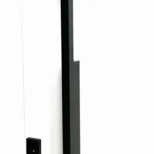 Superior Brass Entry Handle Blade Design Double Black 450mm SUP53936