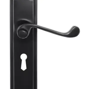 Superior Brass Lever Entrance Set Skeleton Key Black 200x50mm SUP54169K