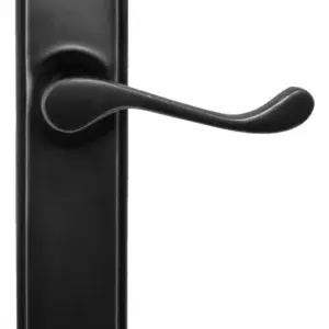 Superior Brass Lever Latch Passage Set Black 200x48mm SUP54176