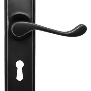 Superior Brass Lever Entrance Set Skeleton Key Black 200x48mm SUP54176K