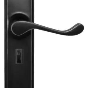 Superior Brass Lever Lock Privacy Set Black 200x48mm SUP54176P
