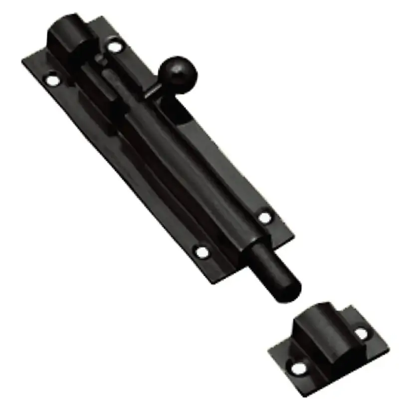 Superior Brass Barrel Bolt 25mm Throw Black 100mm SUP54268