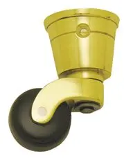 Superior Brass Castor Brown Ceramic Cup PB 29mm SUP5542