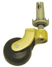 Superior Brass Castor Brown Cermc Pin Socket PB 29mm SUP5547