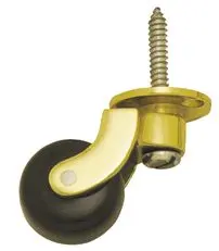Superior Brass Castor Brown Ceramic Screw 32mm SUP5553