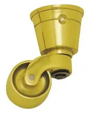 Superior Brass Castor Brass Wheel Cup PB 38mm SUP5564