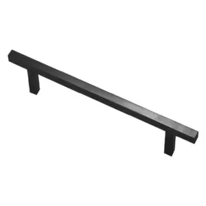 Superior Brass Kitchen Handle T Black SSteel 12x12mm Square SUP58712