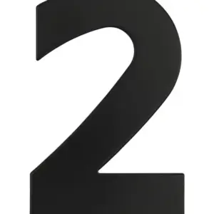 Superior Brass Architectural Numeral No2 316 SSteel 130mm SUP58912