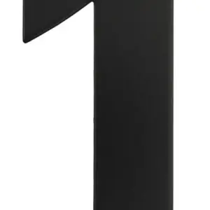 Superior Brass Architectural Numeral No1 316 SSteel Black 255mm SUP58931