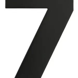 Superior Brass Architectural Numeral No7 316 SSteel Black 225mm SUP58937