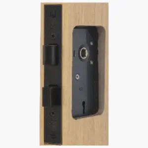 Superior Brass Level Lock Matt Black 60mm SUP59021