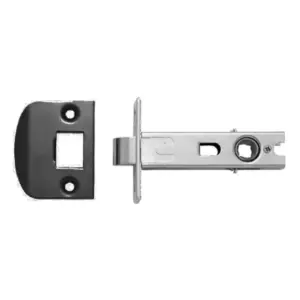 Superior Brass Tubular Latch Single Spring Black 45mm SUP59028