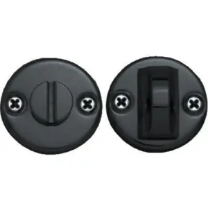 Superior Brass Privacy Turn Snib Round Black 35mm SUP59035