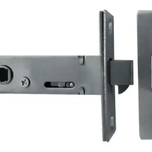Superior Brass 304SS Tubular Sliding door latch Black 60mm SUP59041