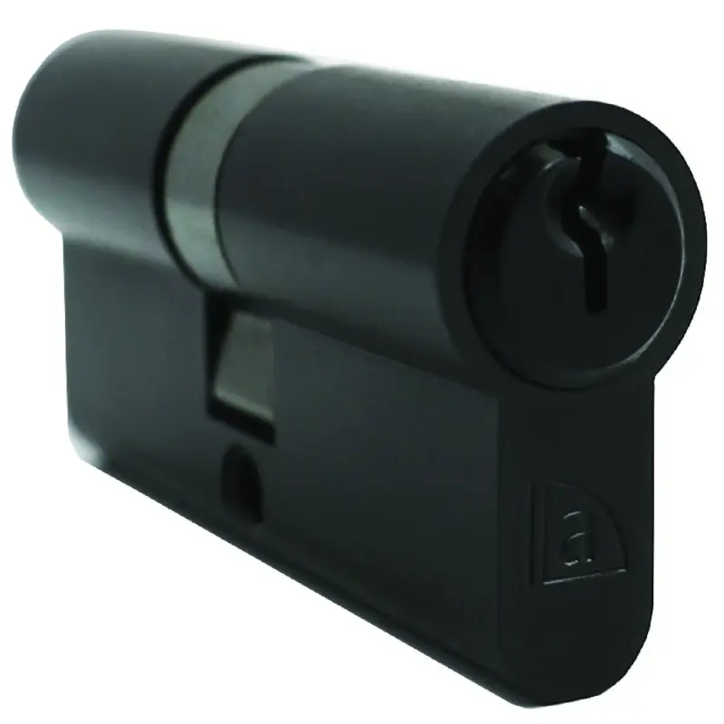 Superior Brass Euro Double Cylinder 5pin C4 Black 80mm SUP59148