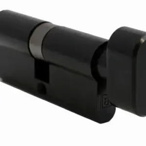 Superior Brass Euro Cylinder Snib 5 Pin C4 Black 70mm SUP59149